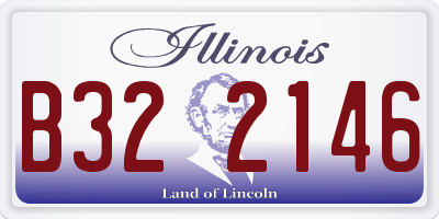 IL license plate B322146