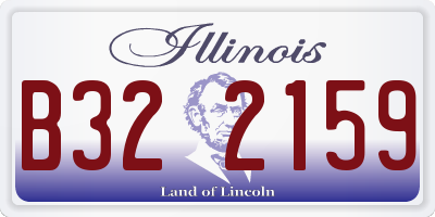 IL license plate B322159