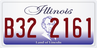 IL license plate B322161