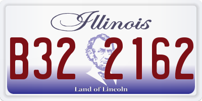 IL license plate B322162