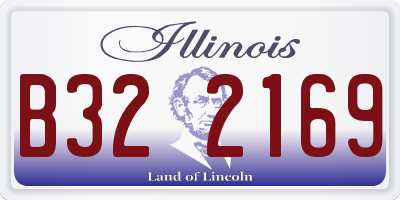 IL license plate B322169