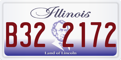 IL license plate B322172