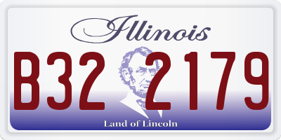 IL license plate B322179