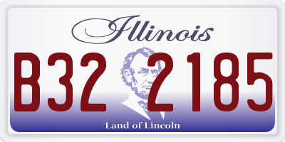 IL license plate B322185