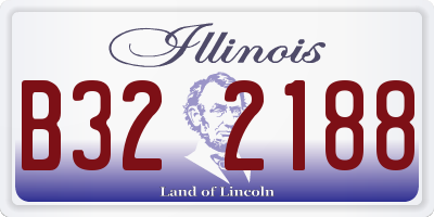 IL license plate B322188