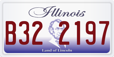 IL license plate B322197