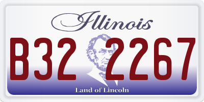 IL license plate B322267