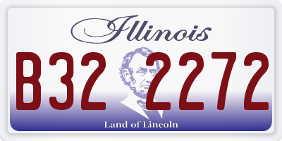IL license plate B322272