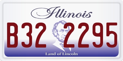 IL license plate B322295