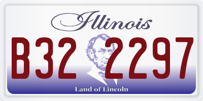 IL license plate B322297