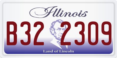 IL license plate B322309