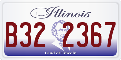 IL license plate B322367