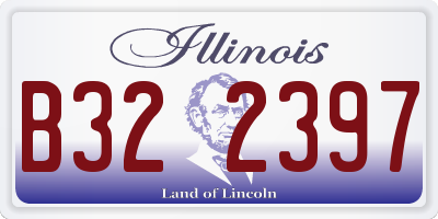 IL license plate B322397