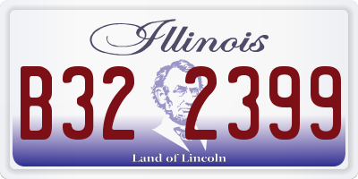 IL license plate B322399
