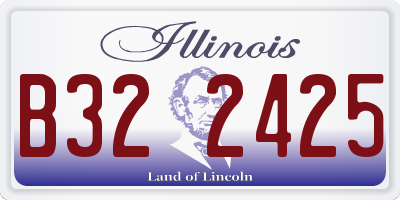 IL license plate B322425