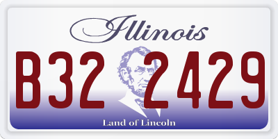 IL license plate B322429