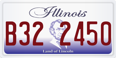 IL license plate B322450