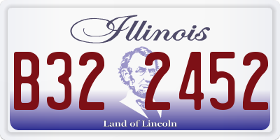 IL license plate B322452