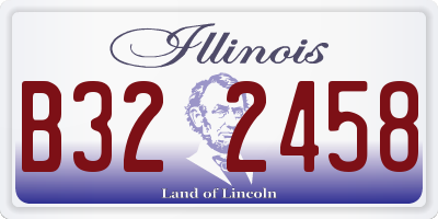 IL license plate B322458