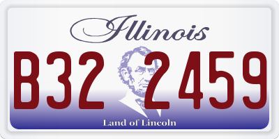 IL license plate B322459