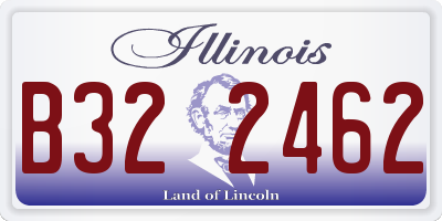 IL license plate B322462