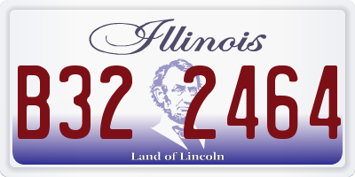 IL license plate B322464