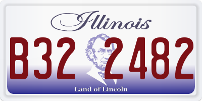 IL license plate B322482
