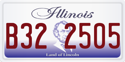 IL license plate B322505