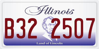 IL license plate B322507