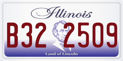 IL license plate B322509