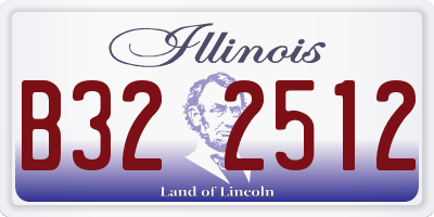 IL license plate B322512