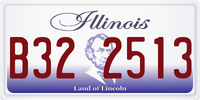 IL license plate B322513