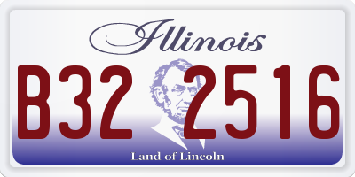 IL license plate B322516