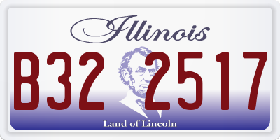 IL license plate B322517