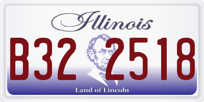 IL license plate B322518