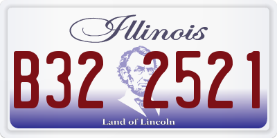 IL license plate B322521