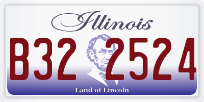 IL license plate B322524