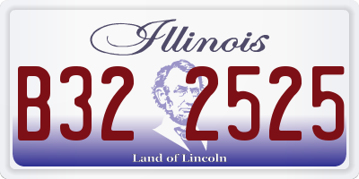 IL license plate B322525