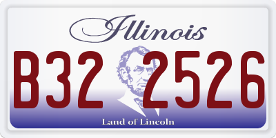 IL license plate B322526