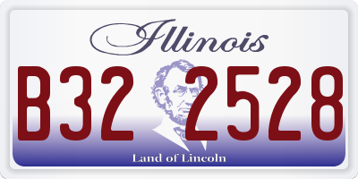 IL license plate B322528