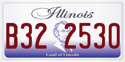 IL license plate B322530