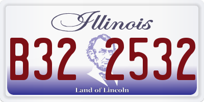 IL license plate B322532
