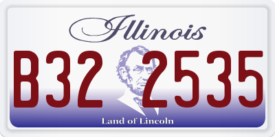 IL license plate B322535