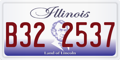 IL license plate B322537