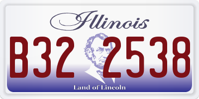 IL license plate B322538