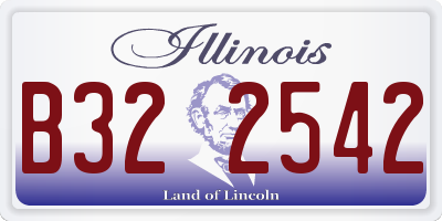 IL license plate B322542