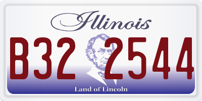 IL license plate B322544