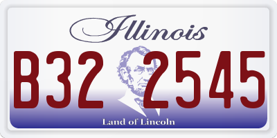 IL license plate B322545