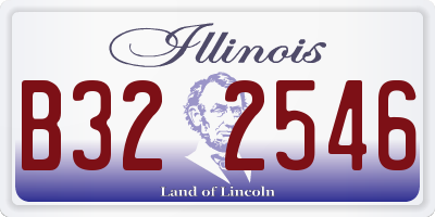 IL license plate B322546
