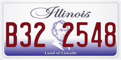 IL license plate B322548